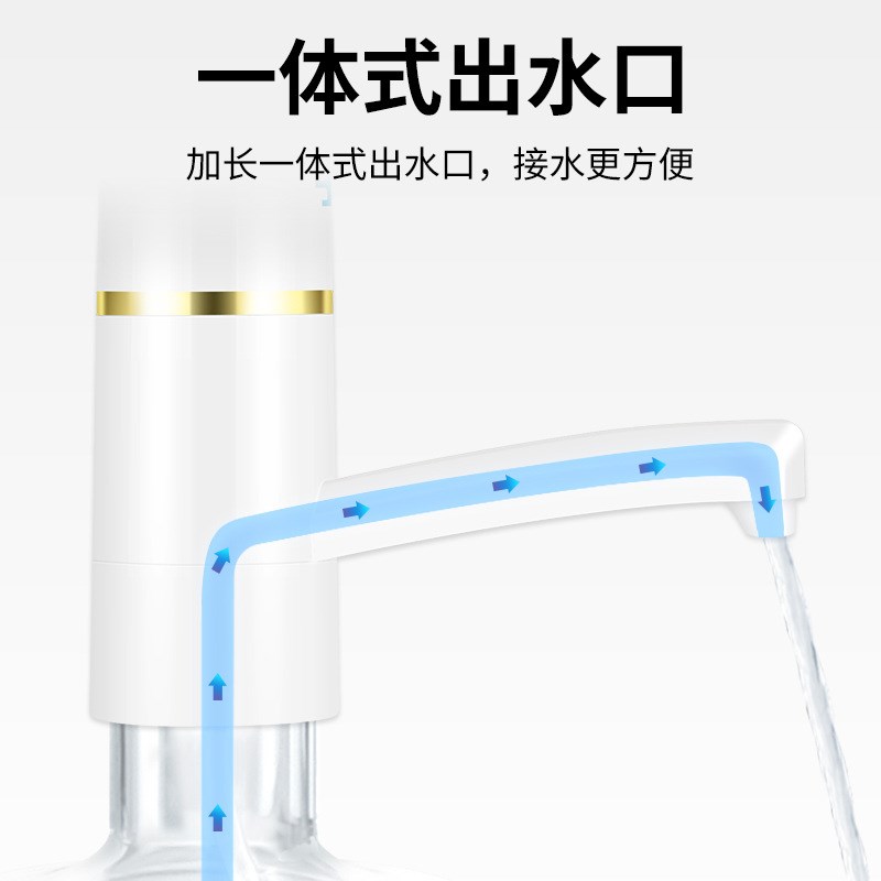 子路桶装水电动抽水器Q2升级款双泵加超长续航