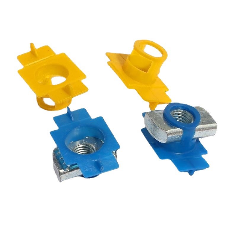 塑翼螺母块 长方形型压块塑翼螺帽 塑料卡套C型钢光伏M6M8M10M12