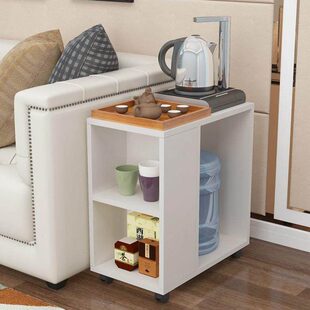 放饮水机的柜子桌几圆桌带轮放水桶能烧水架子茶几收纳置物架客