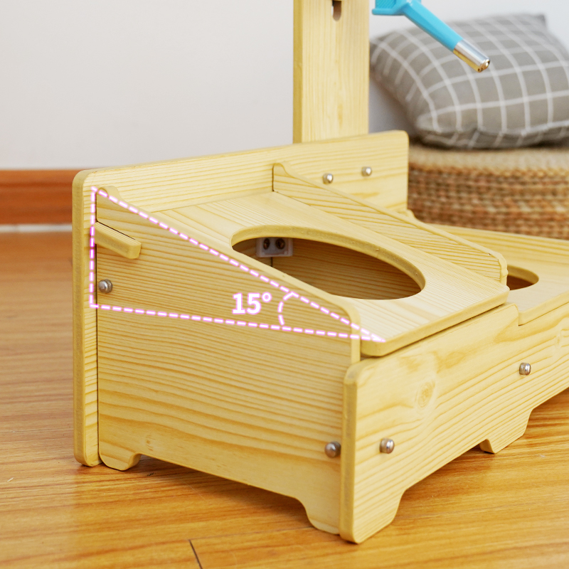 宠物喂食狗碗猫碗高脚狗盆小型犬大型犬陶瓷双碗不锈钢单碗防打翻