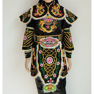 荣登英歌舞刺绣服装营老爷迎神太子战甲游神锣鼓队挑花篮服饰演出