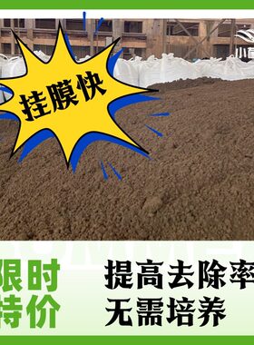 污水处理菌种活性污泥生化池AO氧化沟好氧厌氧培菌除cod总氮总磷