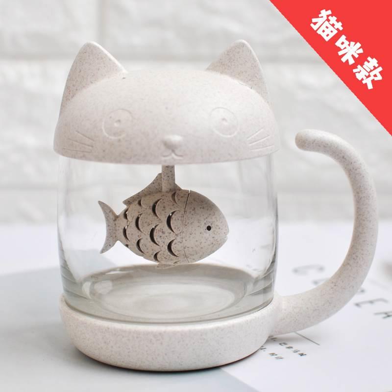 实用礼物少女心生日圣诞节创意走心特别的惊喜送男朋友礼物猫咪杯