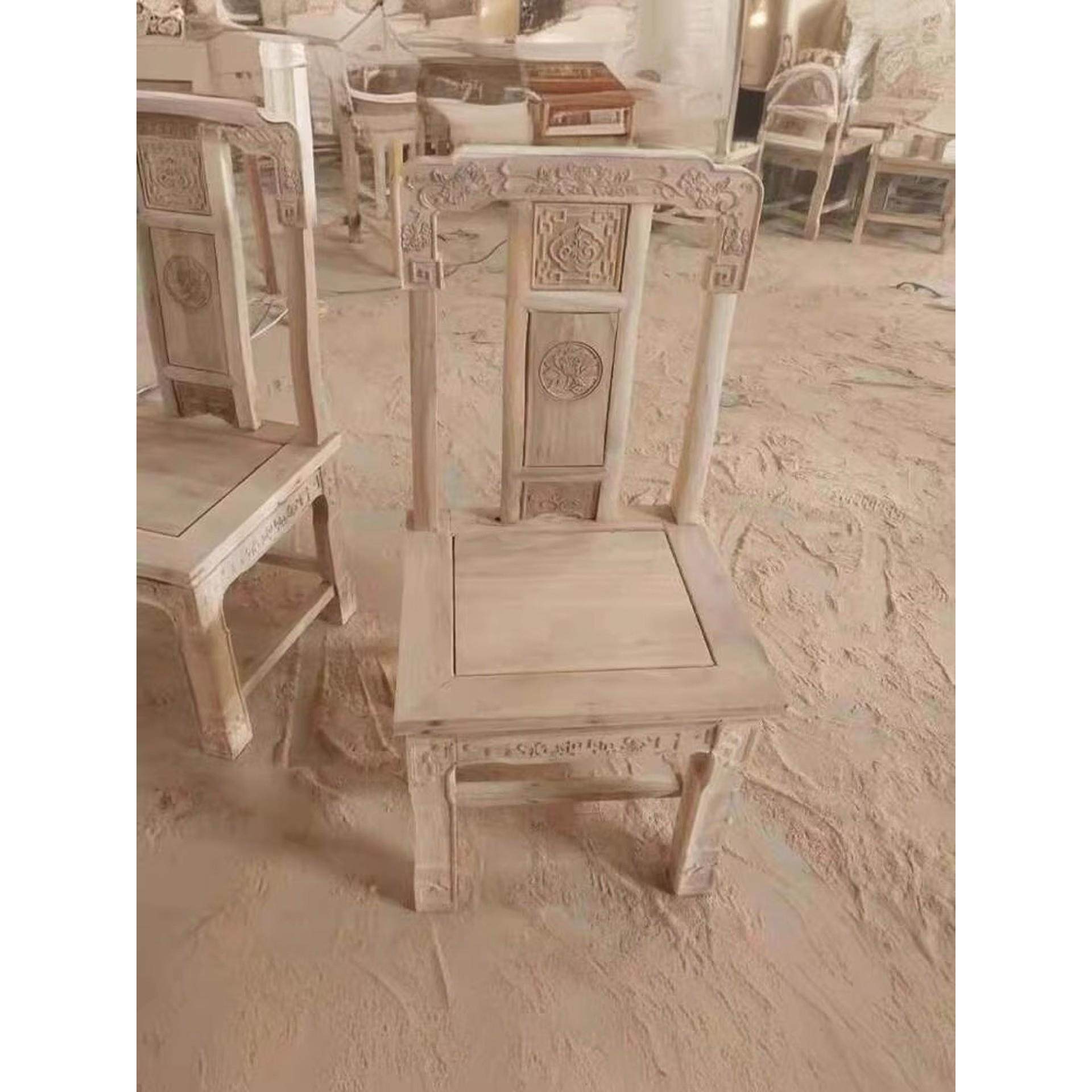 中国实木餐椅北方老榆树家庭餐厅覆古凳大象头椅坚固耐用靠背椅,住宅家具,餐椅,淘宝优惠券,粉丝福利购,淘宝优惠卷