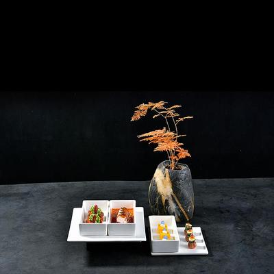 匠厨创意餐具冷菜冷拼餐具意境菜凉菜饭厅会所新款盛世盒新骨瓷