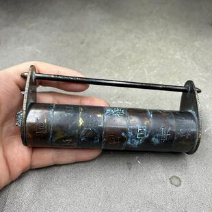 古玩杂项 铜锁 锁具 箱锁 柜锁密码锁 可使用 小锁 中式覆古旧锁