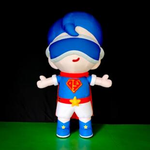 定制赵一鸣零食鸣宝配件人偶服开业广告人穿气模充气服行走人偶