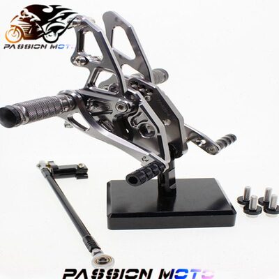 适用YZF R25 R3改装R15升高脚踏CNC前脚踏刹车挂档支架总成