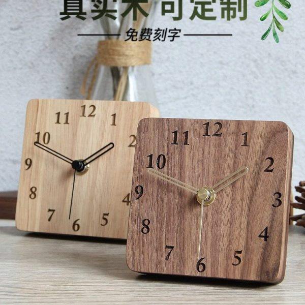 实木台式座钟家用客厅摆放桌面台钟现代简约卧室钟表静音摆钟摆件,家居饰品,台钟/闹钟,淘宝优惠券,粉丝福利购,淘宝优惠卷