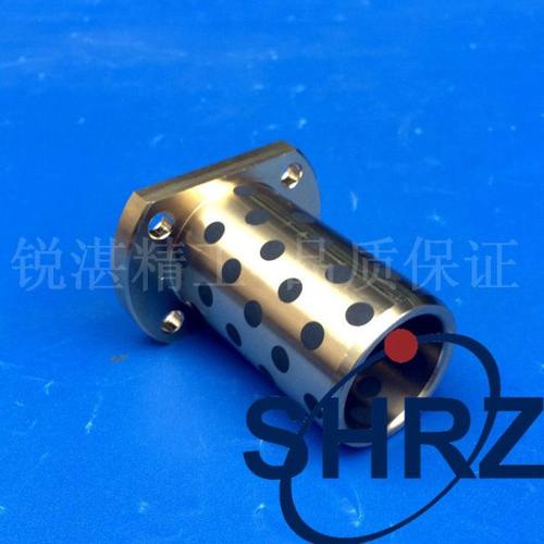 双切边法兰自润耐磨导套铜套 MPTNZ35-/50/60/70/80L 现货包邮