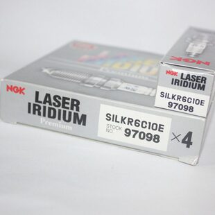 NGK铱铂金火花塞SILKR6C10E适用新悦动瑞纳IX25奕跑起亚K2 KX悦纳