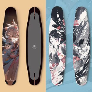 战翼长板EVO圣兔雨墨舞板女滑板killer初学者进阶小栗子kit专业板