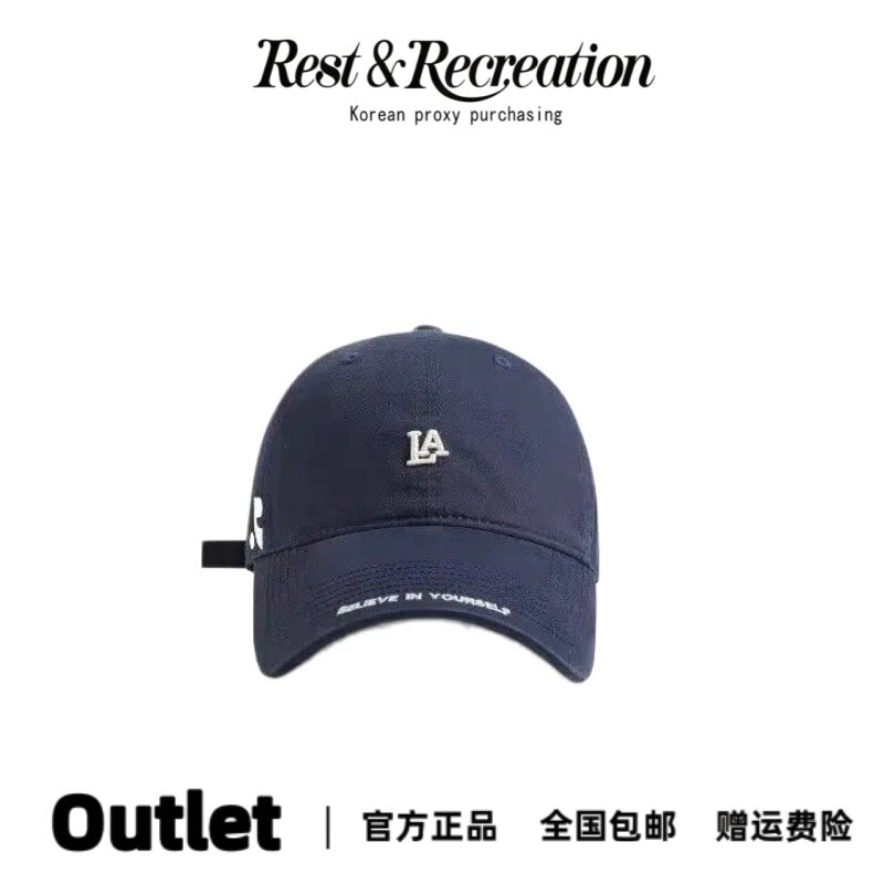 Restandrecreation字母棒球潮帽