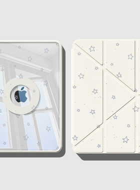 720°旋转ipad11保护壳新款Air7保护套Pro11寸平板壳6磁吸可拆分mini7防摔苹果13寸轻薄透明5支架10.2防弯壳