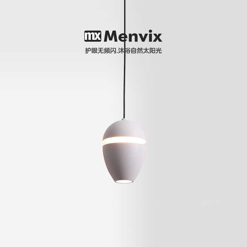 Menvix北欧现代简约创意可升降卧室床头客厅极简设计师吧台小吊灯