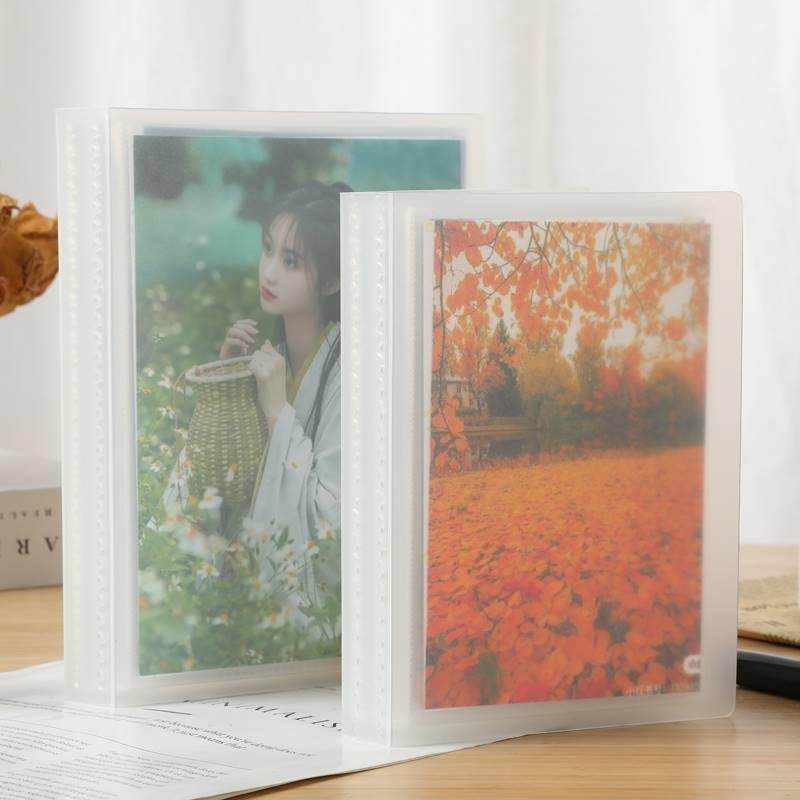 插袋式收纳册 567寸寸透明插页式相册本明信片小卡片收集情侣款