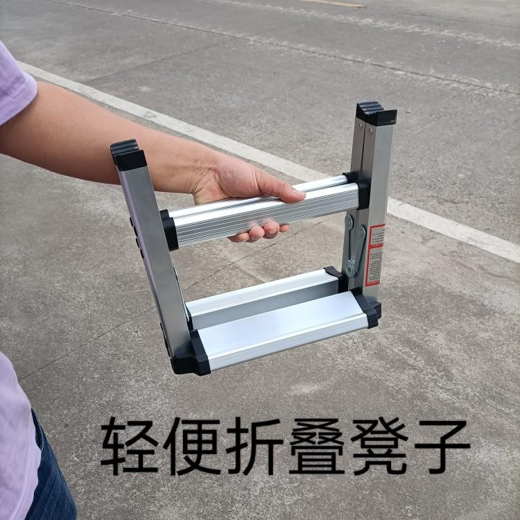 铝合金折叠凳子钓鱼凳子小折叠凳小马扎凳子梯凳板凳家用一步梯子