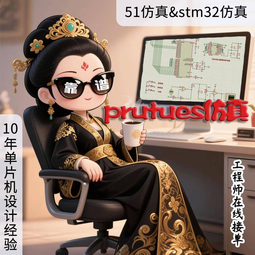 protues彷真设计stm32单片机彷真定制51彷真成品嵌入式电子代做