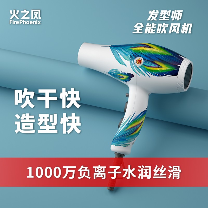 火之凤吹风机8960发型师专用发廊大功率理发店家用负离子护发速干图片