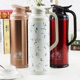 五月花家用热水瓶不锈钢办公保温壶大容量暖壶结婚真空玻璃内胆