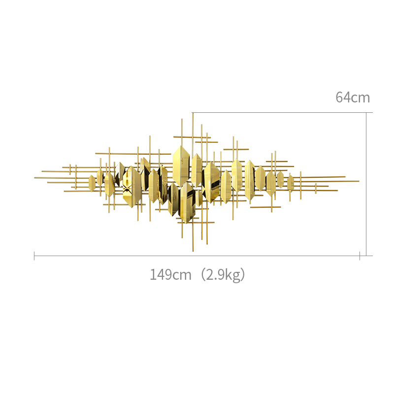 北欧风轻奢几何墙饰挂饰客厅沙发背景墙壁挂创意餐厅X立体壁饰挂