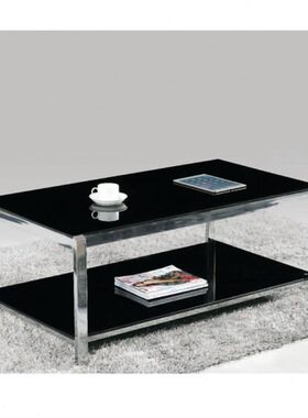 现代简约J时尚Y-Z办公茶几95功夫茶桌C1茶几小户型客厅钢化玻璃