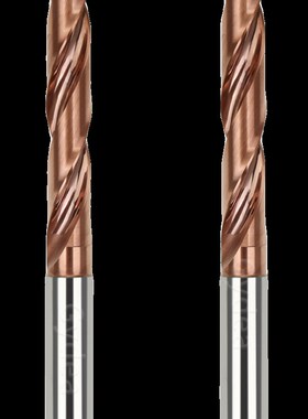 5D硬质合金内冷钻涂层整体钨钢定柄钻麻花钻头粗柄喷水内出水钻咀