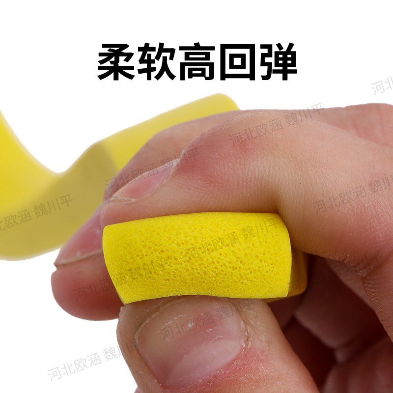 黄色硅胶发泡条密封方条海绵条高弹性缓冲橡胶板超软垫片耐高温条图片