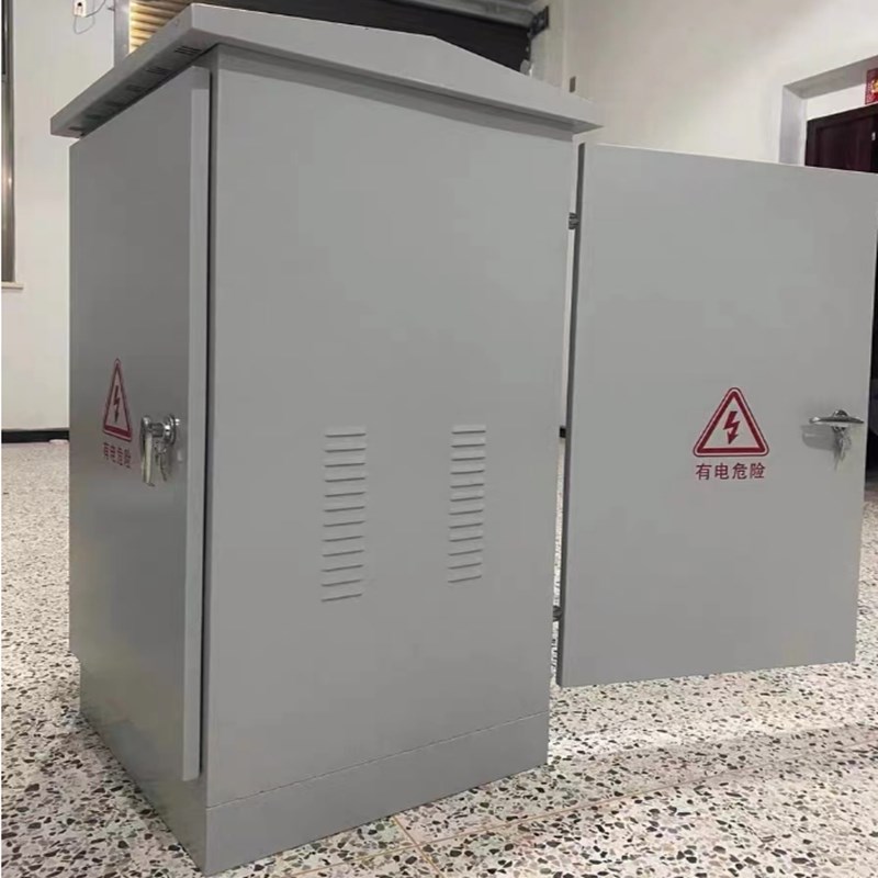 304户外防水不锈钢配电箱监控设备箱落地机柜弱电箱室外交换机柜