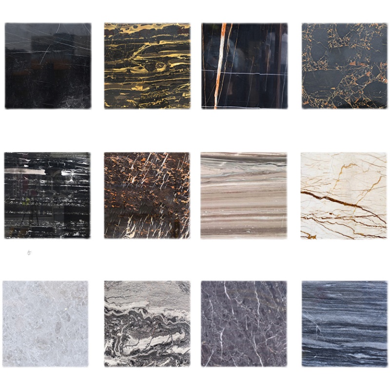 定制天然大理石电视背景墙餐台茶几圆台门槛石窗台石天然石楼梯板