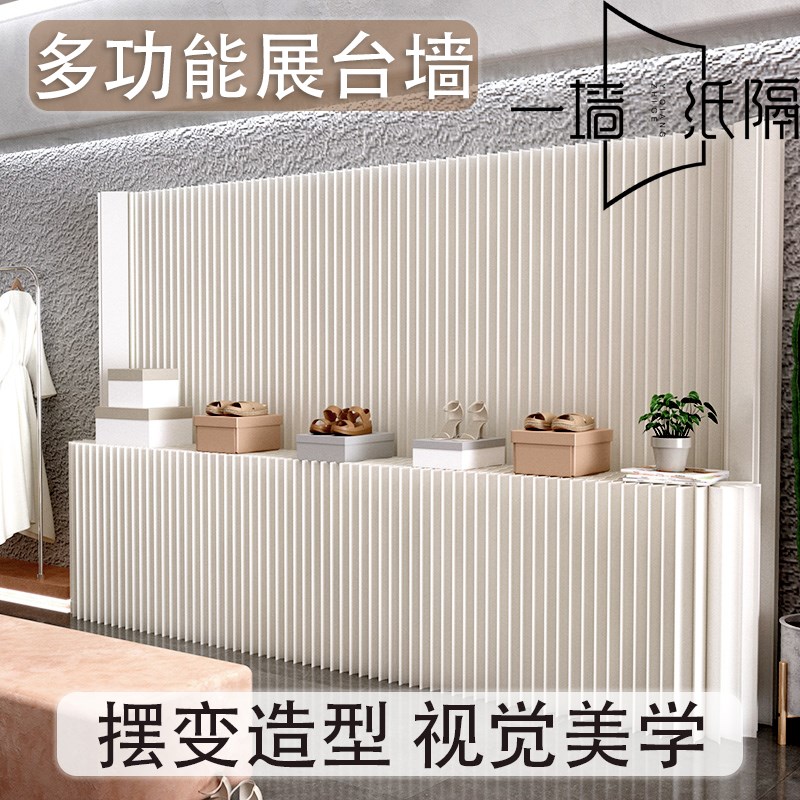 屏风隔断墙可折叠移动办公u室隔板墙客厅活动入户背景墙纸艺展台