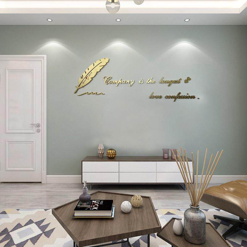 创意墙面遮丑3d客厅沙发电视背景墙贴画卧室床头墙面装饰品自粘字