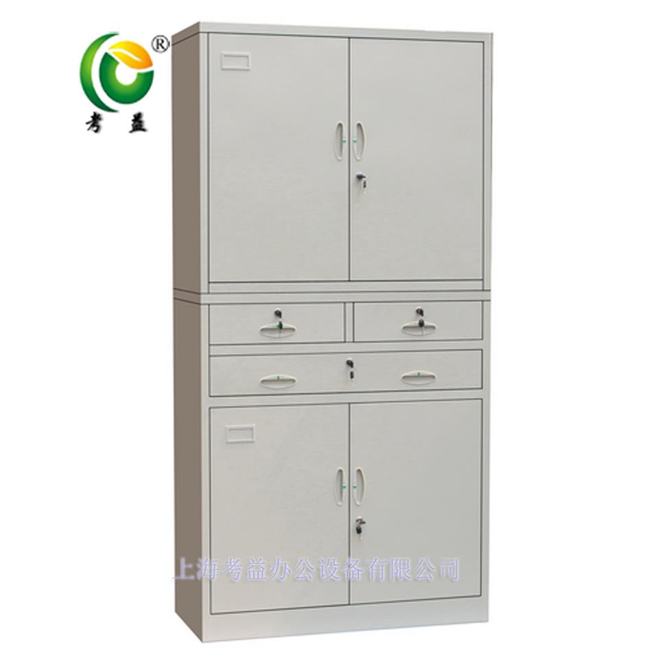 中三斗凭证柜工程图纸柜上海密集架厂家财务柜移动文件柜定制价格
