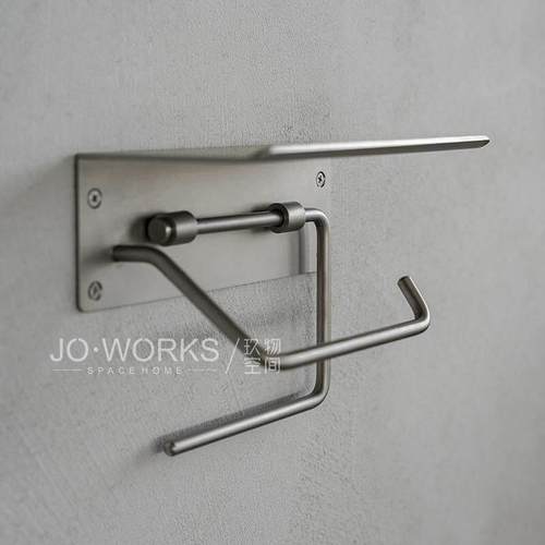 卷筒卫生纸架化妆室防锈挂卫生纸厨房纸巾架浴室轻奢免钉新款创意