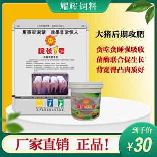 促长1号 大猪攻肥添加剂 益生菌促生长 猪用浓缩料预混料猛吃猛长