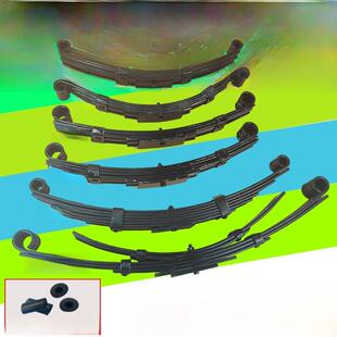 电动三轮车配件弓板钢板弹簧板后减震器拖车板弹簧改装底盘零件后