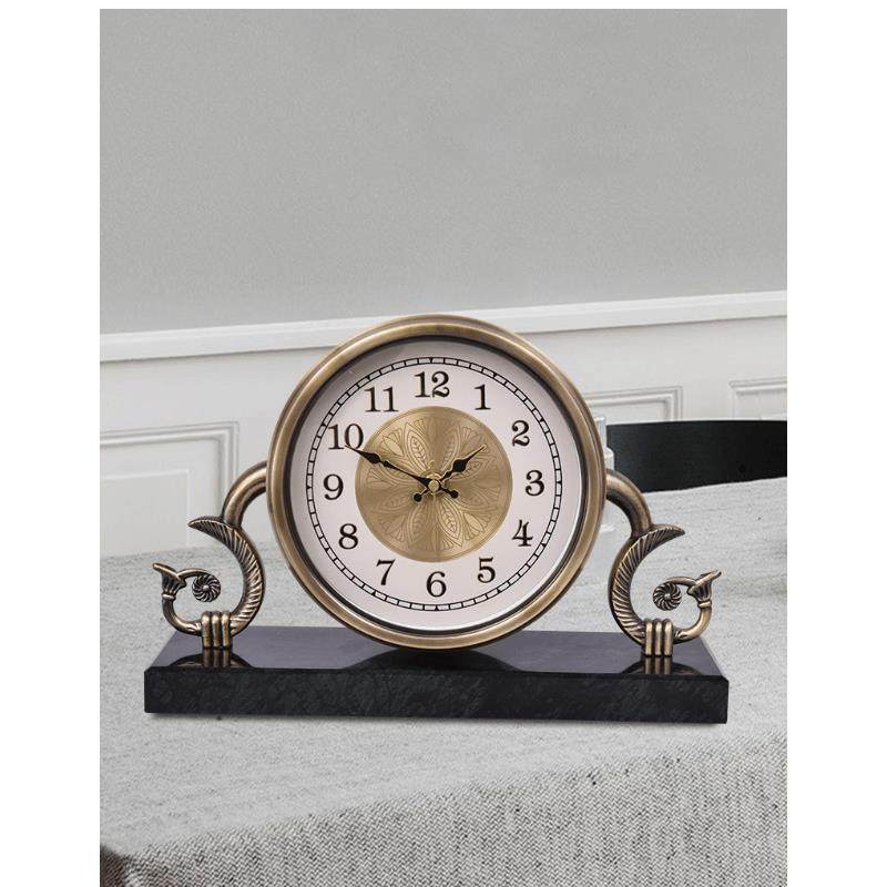 北欧轻奢装饰静音座钟新中式大理石台钟欧式客厅桌面摆件立钟时钟,家居饰品,座钟,淘宝优惠券,粉丝福利购,淘宝优惠卷