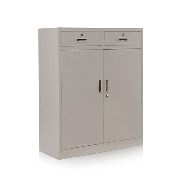上海中二斗开门移门矮柜 办公小柜 铁皮柜子 钢柜资料档案柜定制