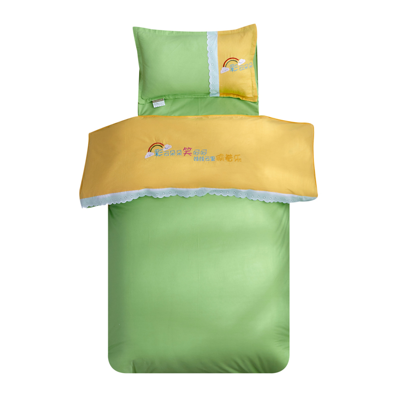 小孩幼儿园被子三件套春夏薄款被褥宝宝午睡全棉儿童婴儿床品