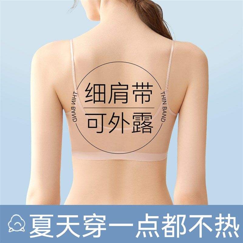 超薄粉底液内衣女士胸罩2025新款爆款无痕细肩带收副乳防下垂夏季,女士内衣/男士内衣/家居服,文胸,淘宝优惠券,粉丝福利购,淘宝优惠卷