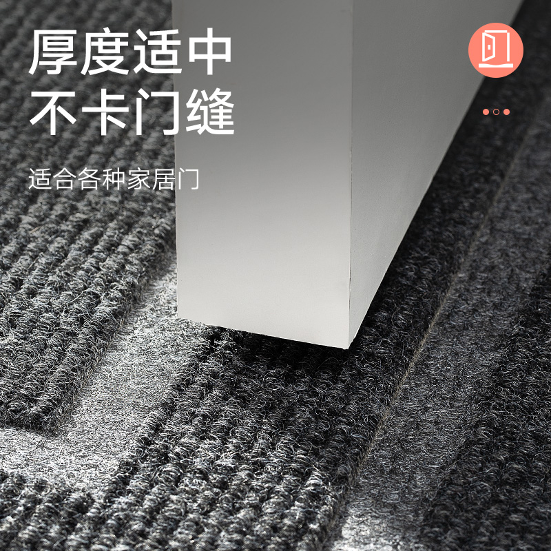 入户门口地垫豪宅酒店门外地毯高级家用耐脏防滑门垫玄关进门脚垫