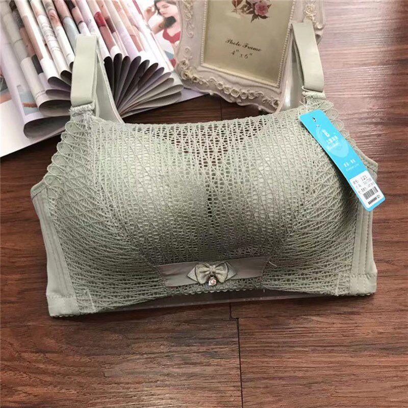 包邮中厚模杯无钢圈抹胸文胸 x防走光聚拢胸罩 调整型蕾丝无骨内