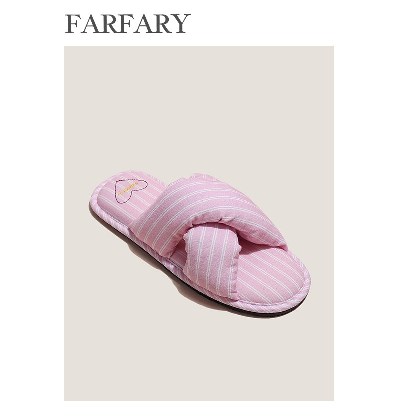 春秋日式家居拖鞋女室内软底厚底静音木地板无声冬季家用棉拖