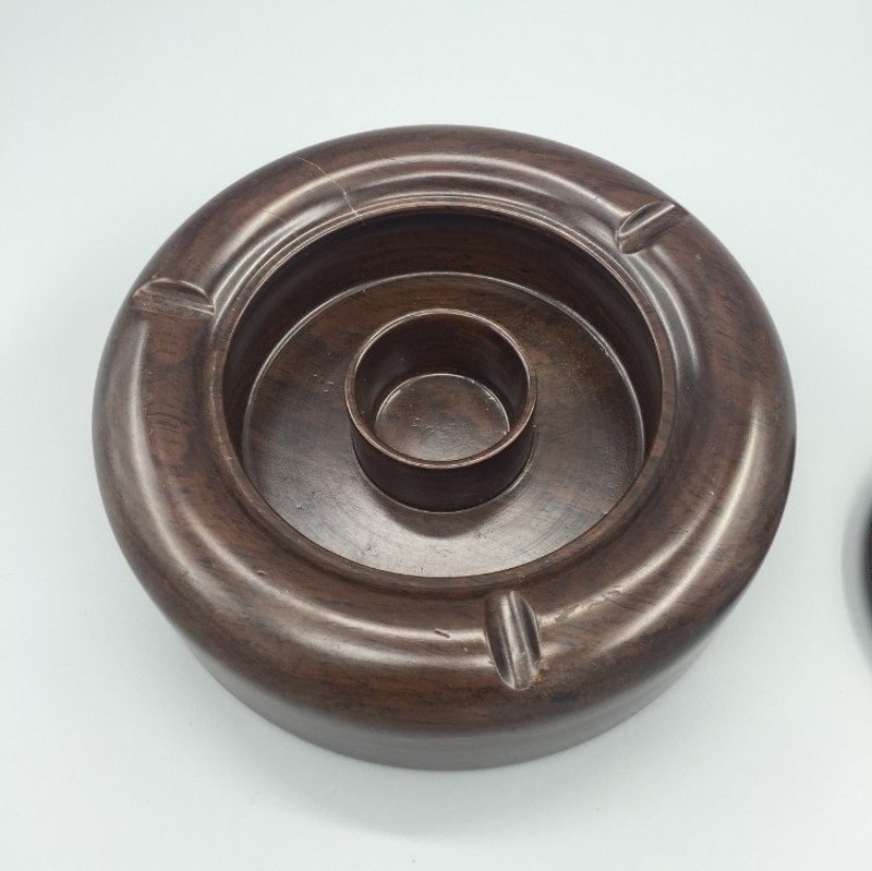 木制工艺品 黑檀木/草花梨木 烟灰缸