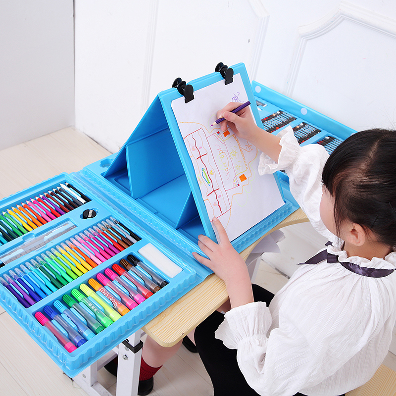 儿童绘画套装学习用品画笔画画工具儿童绘画套装小学生水彩笔文具