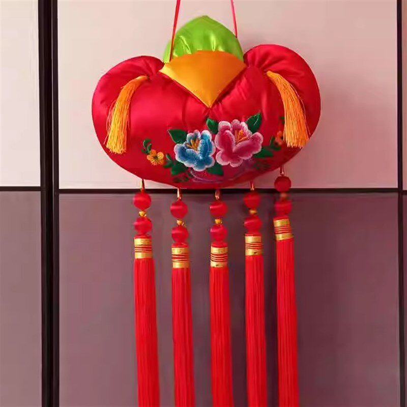 庆阳香包刺绣挂件33厘米大荷包挂件客厅卧室挂饰