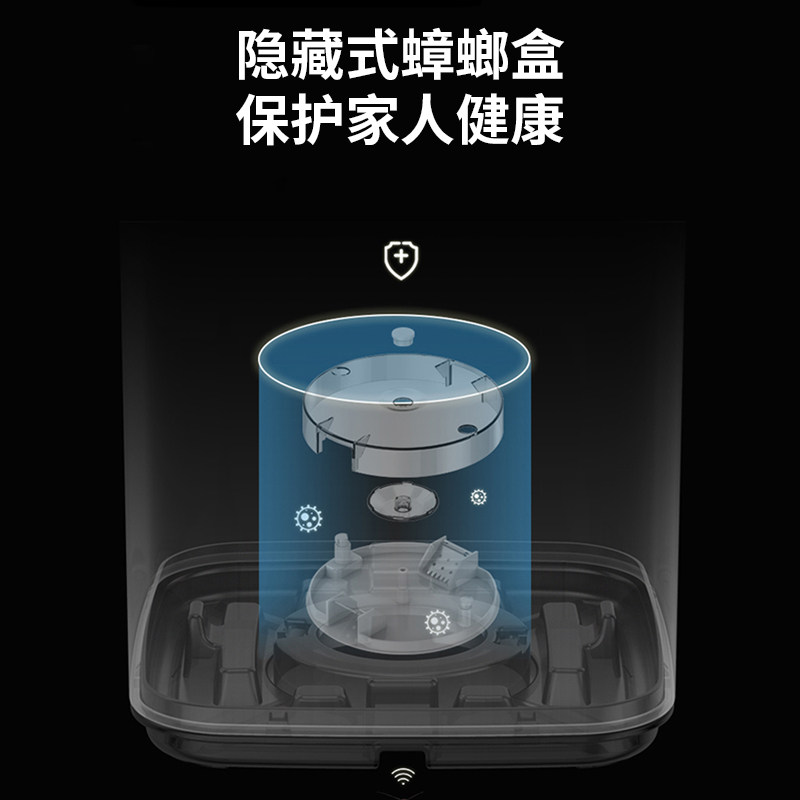 厨房分类垃圾桶家用抽拉式干湿分离不锈钢带盖双层大号容量筒高