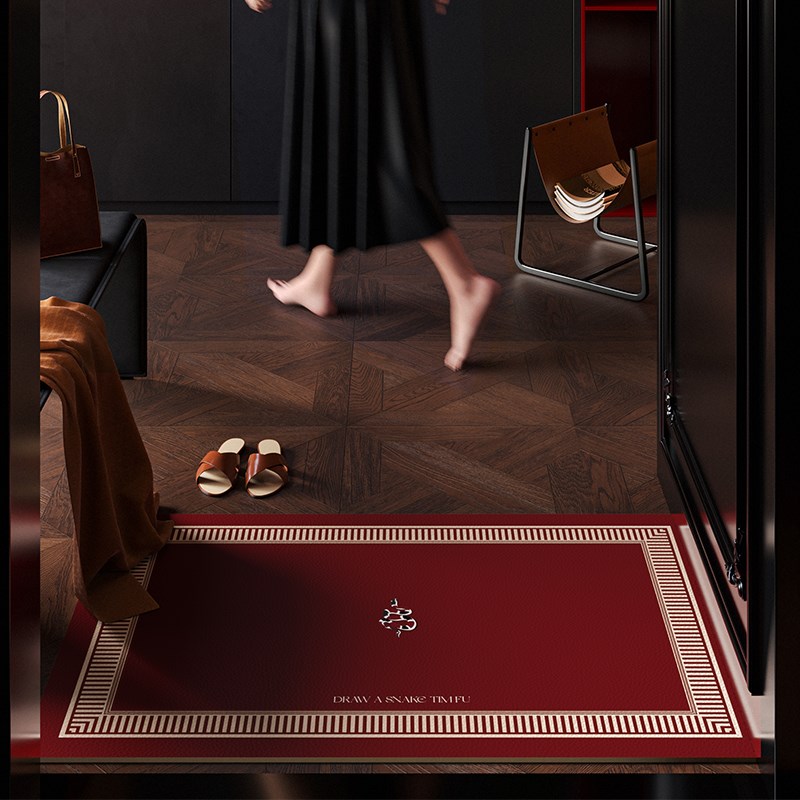 添福丝丝美式脚垫门垫进门家用免洗可擦入户门地垫自由裁剪新年