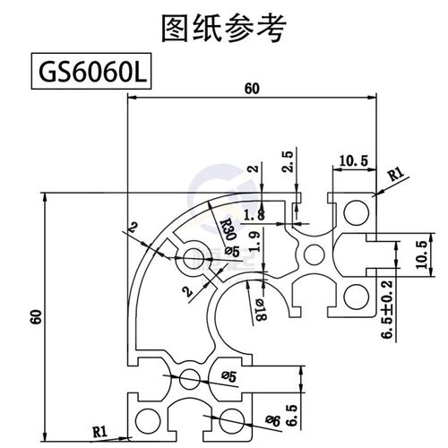 国标铝型材60h60工业铝合金方管工作台流水线设备机架铝合金型材