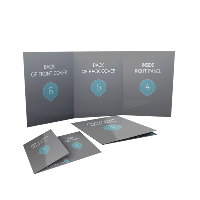 三折页印制企业画册免费设计制作宣传单海报广告定制彩页图册印刷